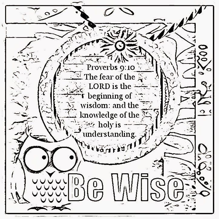 Childrens Gems In My Treasure Box: Wisdom Coloring Sheets 2 | Bible verse  coloring, Bible verse coloring page, Scripture coloring