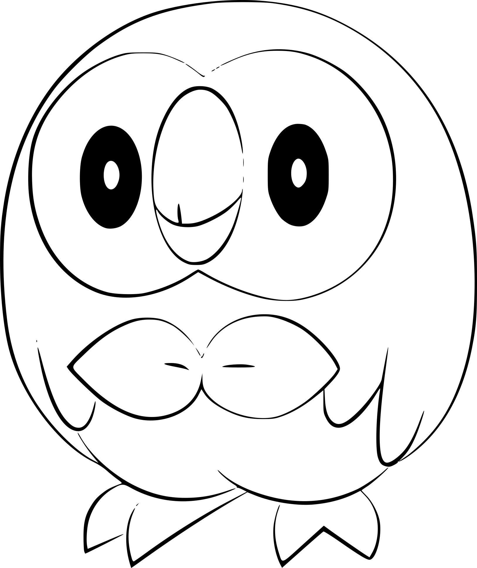Pokemon Coloring Pages Rowlet – Through the thousands of images on the web  regarding pokemon coloring … | Pokemon coloring pages, Pokemon coloring,  Pokemon drawings