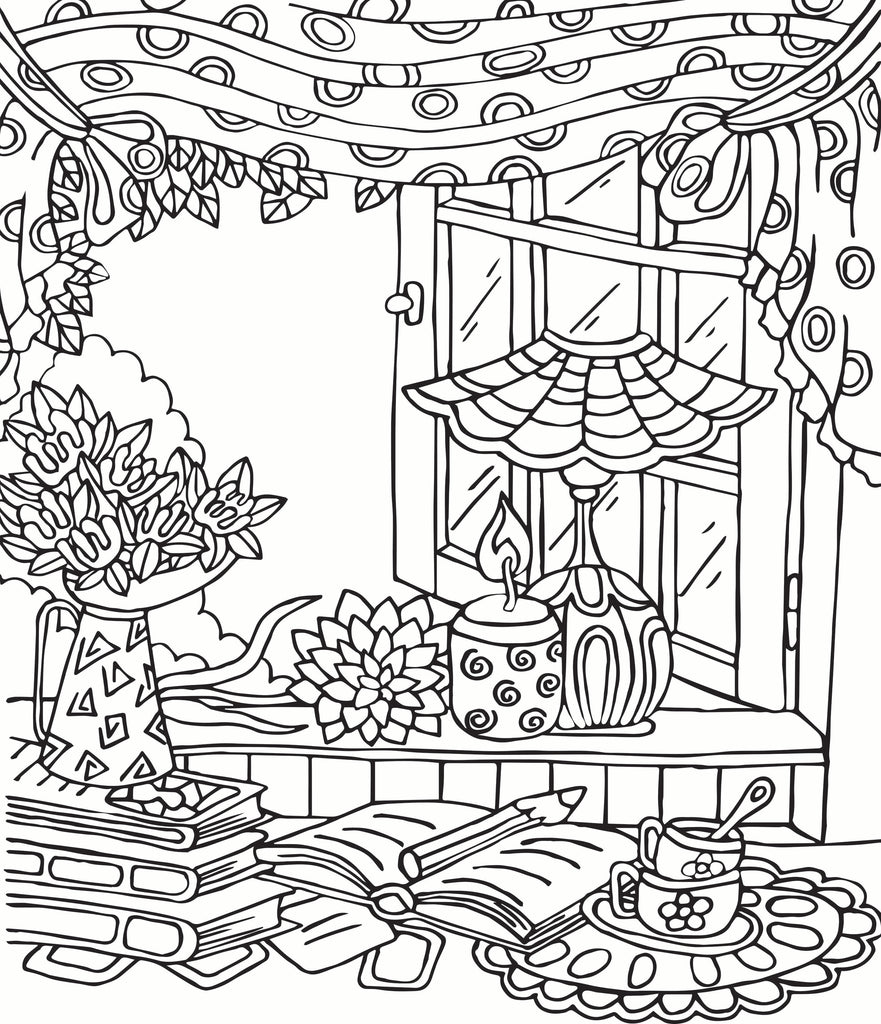 Home Sweet Home Coloring Book – Dylanna Press