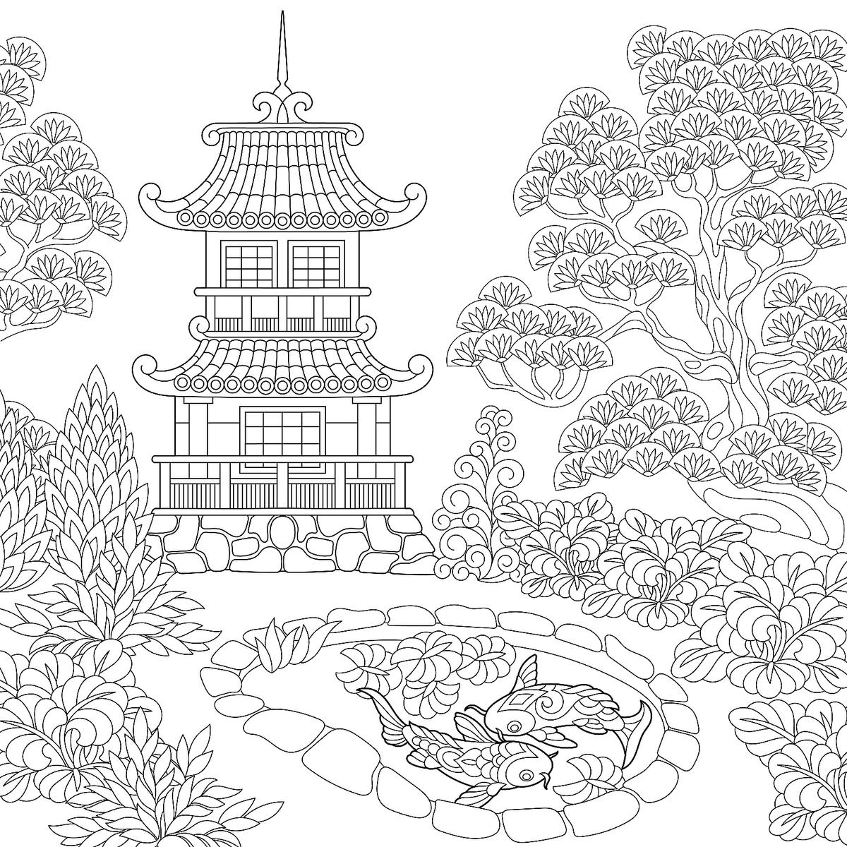 Travel Coloring Pages: 17 Printable Coloring Pages for Adults of Scenic  Places You'd Want to Escape To | Printables | 30Seconds Mom