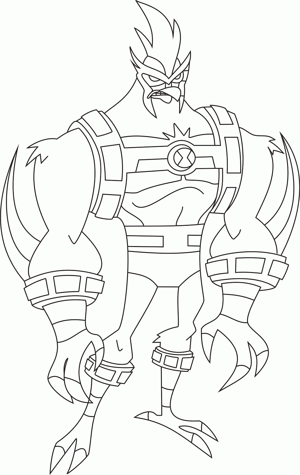 Ben 10 Omniverse Coloring Pages - Coloring Home.