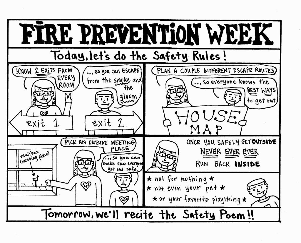Fire Safety Coloring Book | Coloring Pages