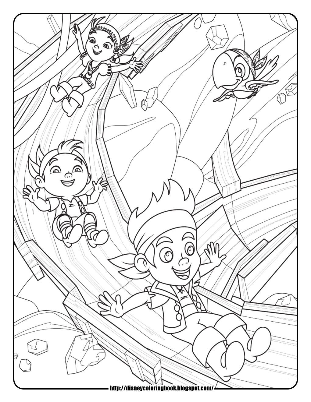 Happy Jake And The Neverland Pirates Coloring Pages #5007 Jake And
