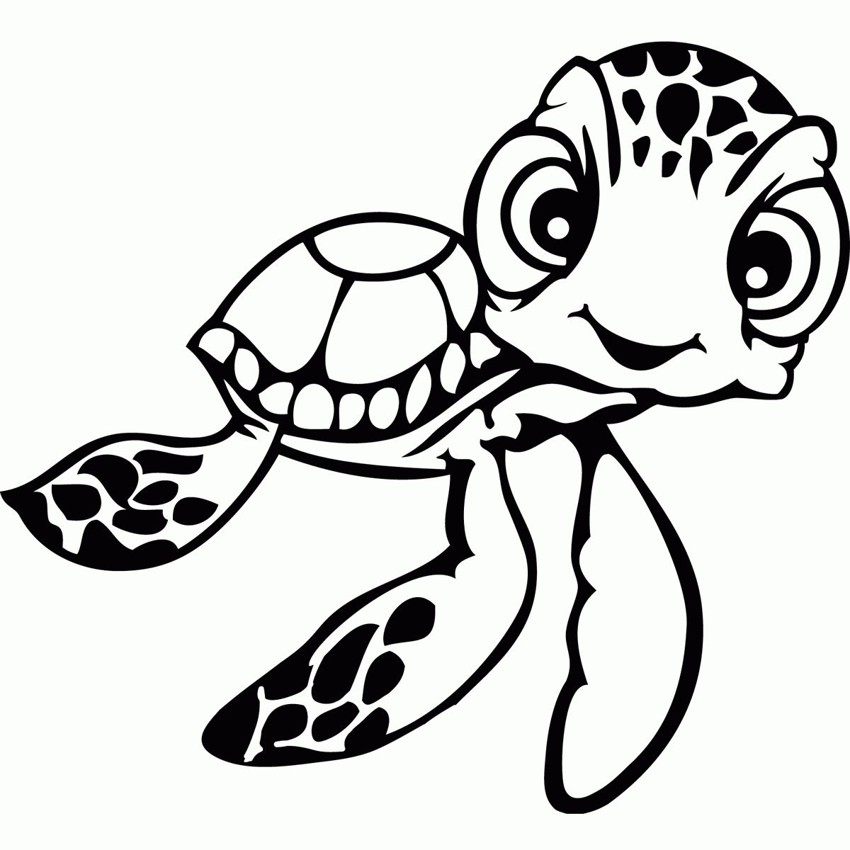 finding nemo turtle coloring pages. free turtle coloring pages for ...