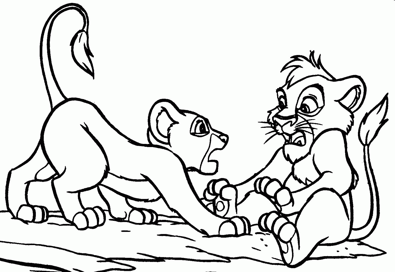 Coloring Pages Of The Lion King 2 - High Quality Coloring Pages