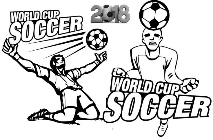 World Cup Soccer Coloring Sheet | Sports coloring pages, World cup, Soccer