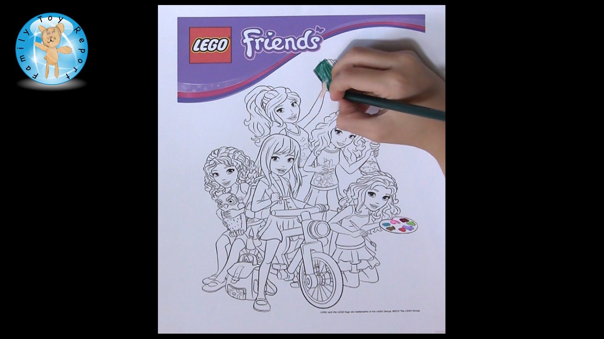 LEGO Friends Coloring Page Prismacolor Premier Softcore Colored ...