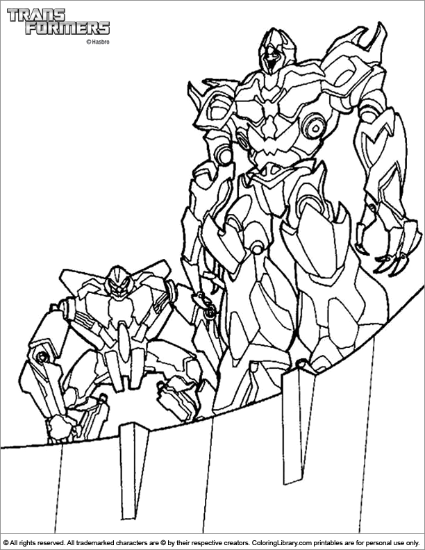 transformers to colour in Colouring Pages (page 2)