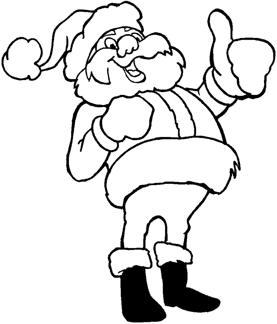 Best Photos of Free Printable Santa Coloring Pages - Christmas ...
