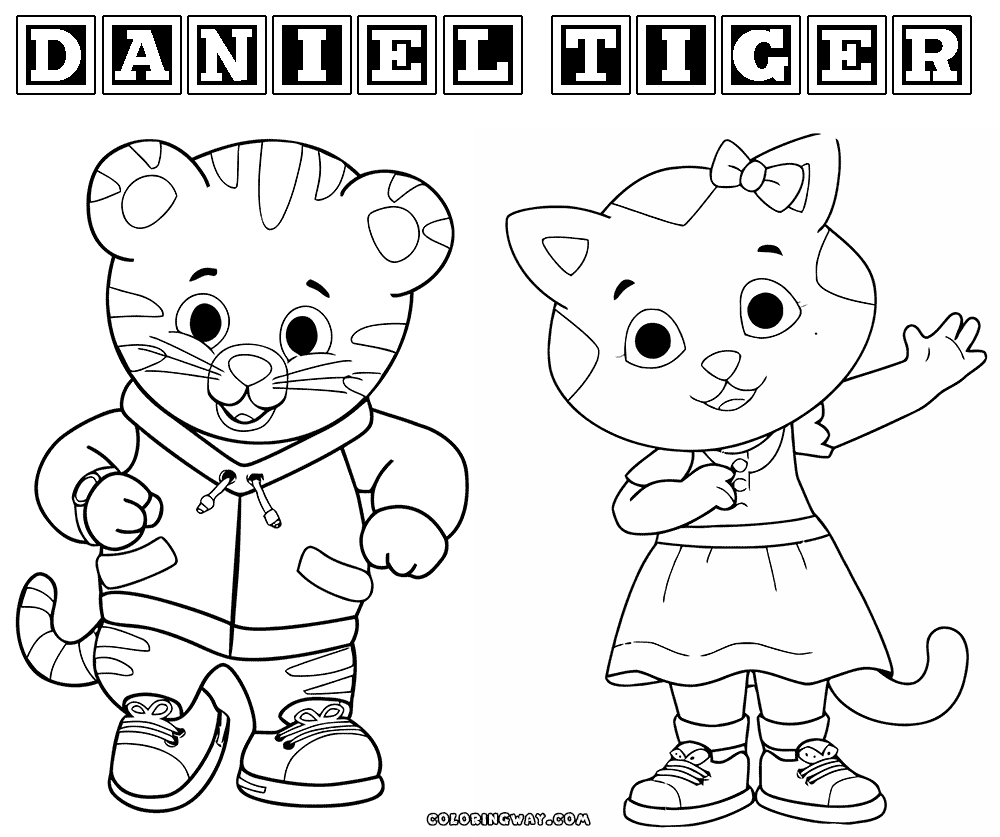 Daniel Tiger Coloring Page   Coloring Home