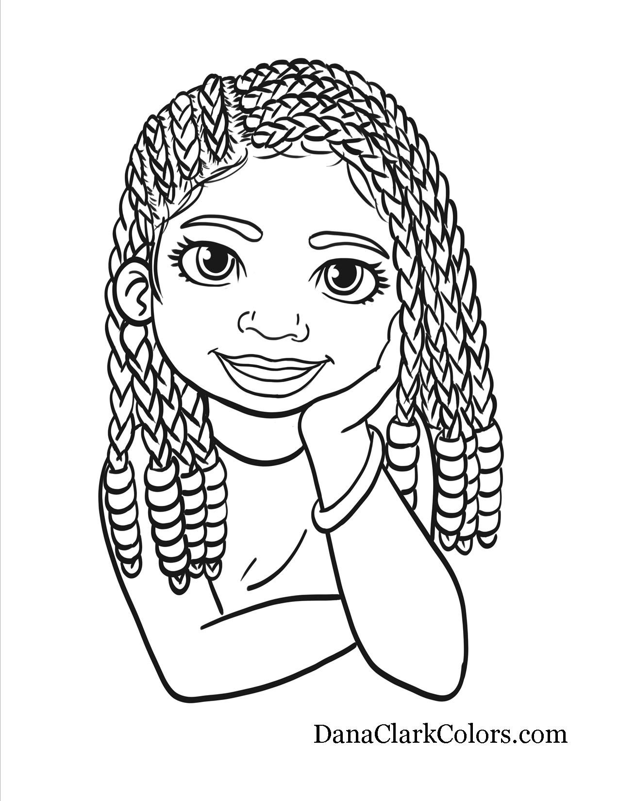 Free Coloring Pages - DanaClarkColors.com | People Coloring Pages