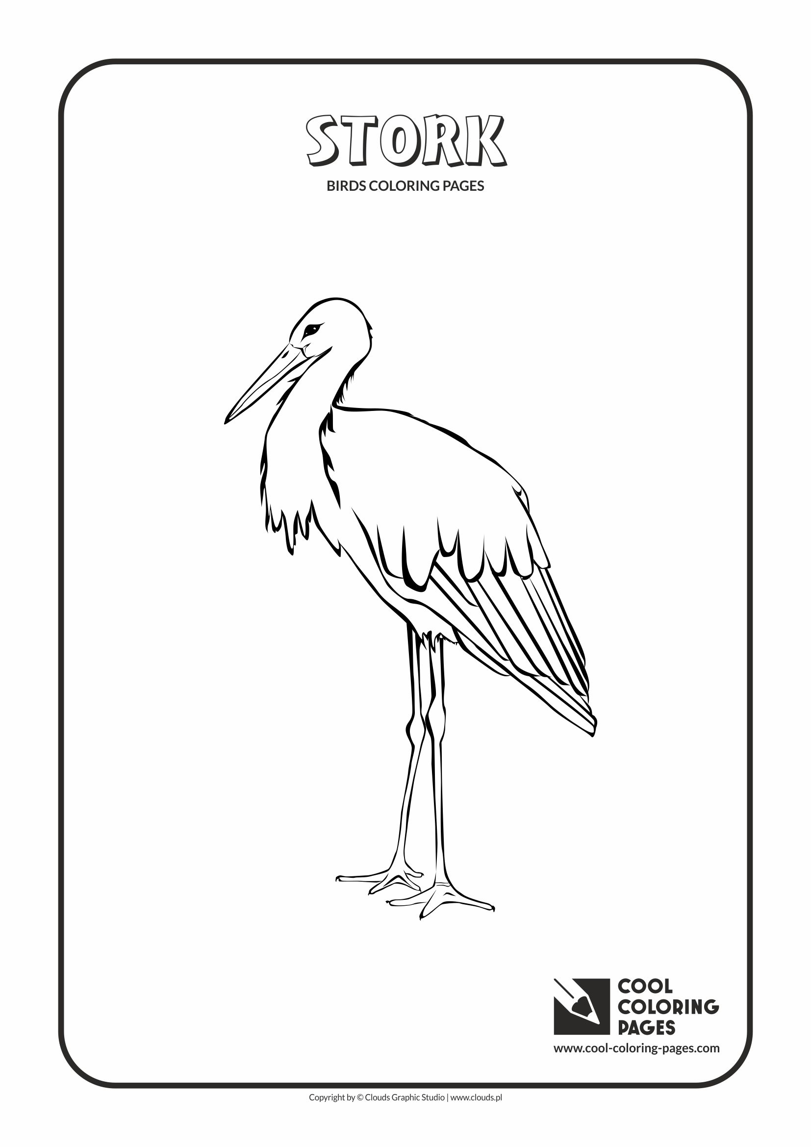 Cool Coloring Pages Stork coloring page ...cool-coloring-pages.com