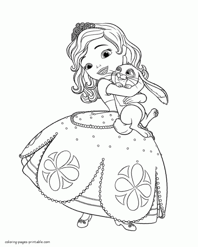 Coloring Pages : Sofia The First Coloring Pages Sofia The First Coloring  Pages Free Online‚ Sofia The First Coloring Pages‚ Free Printable Sofia The  First Coloring Pages also Coloring Pagess