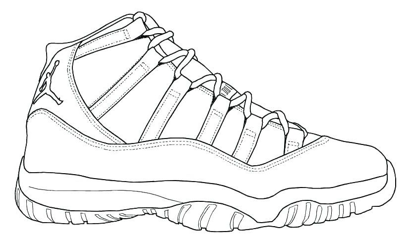 Air Jordan Coloring Pages | Shoes Drawing, Sneakers Drawing, Jordan