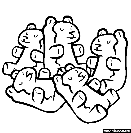 Gummi Bears Coloring Page | Free Gummi Bears Online Coloring