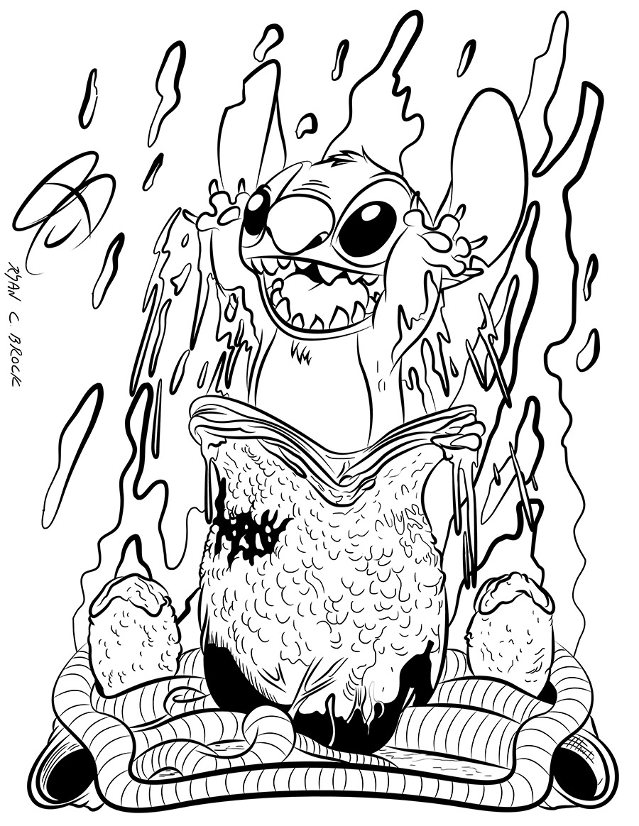 Lonely Artist — RCBrock Here! This week I made a coloring page of...