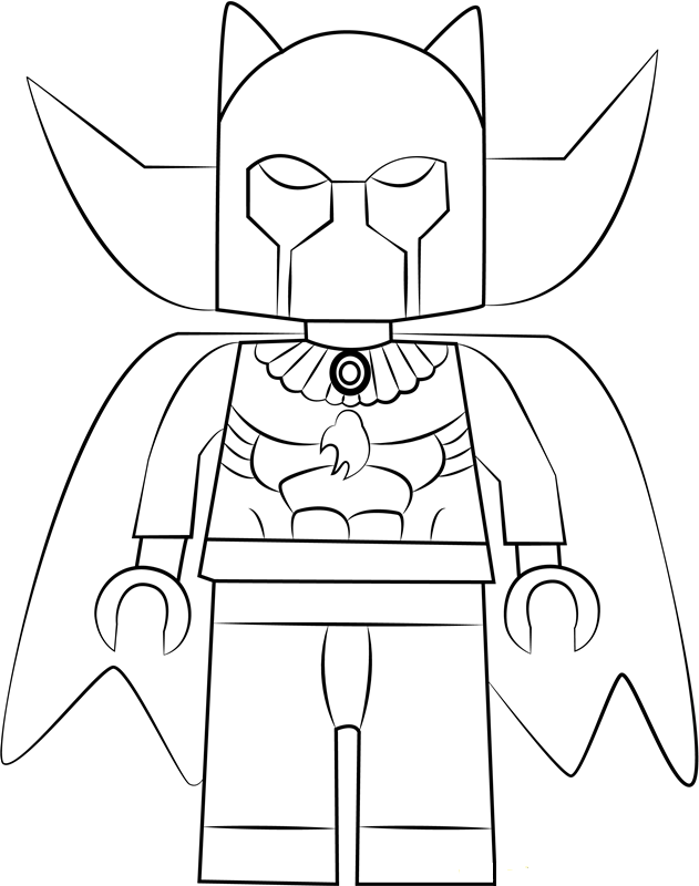 Lego Black Panther Coloring Page - Free Printable Coloring Pages for Kids