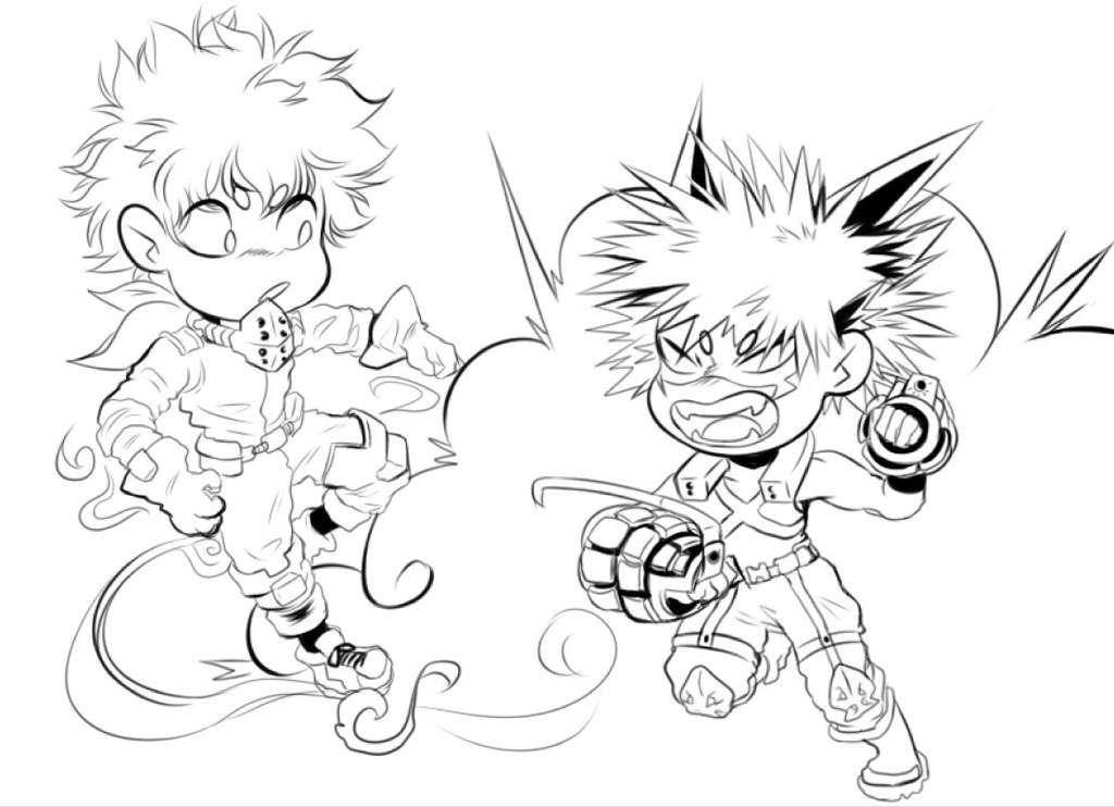 Deku Coloring Pages Coloring Home