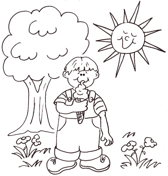Sunny Day Clipart Black And White - Coloring Home.