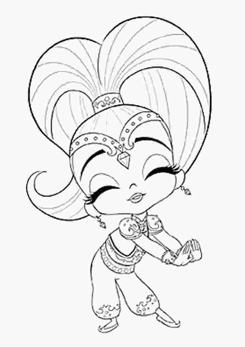 shimmer and shine coloring pages coloring pages shimmer and ...