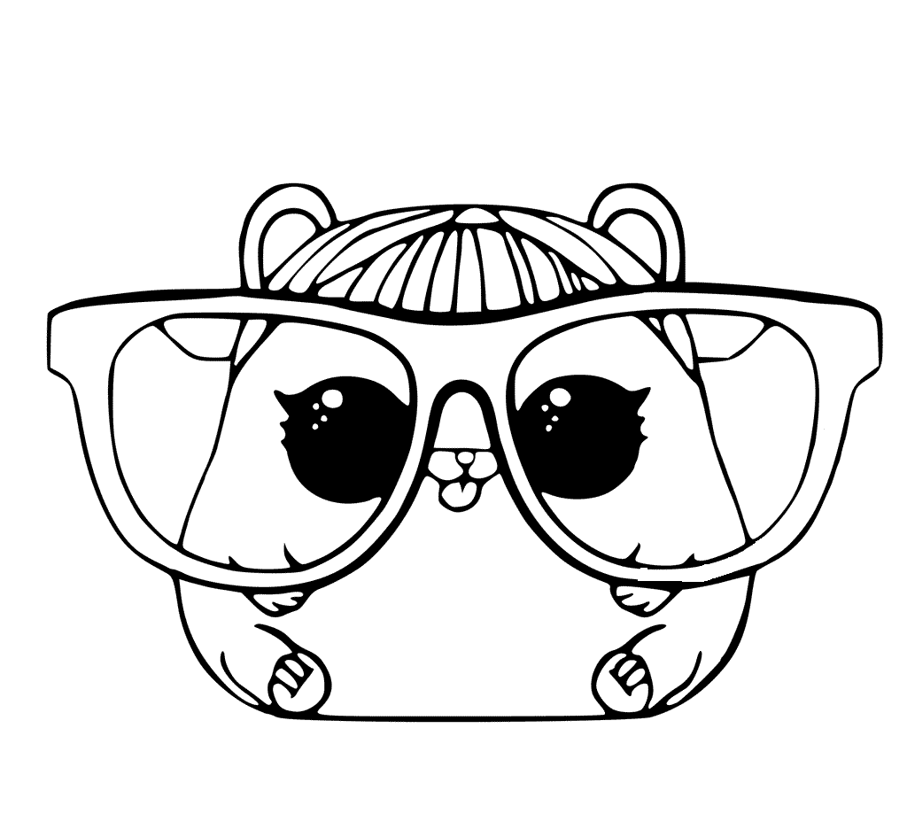 Glasses Coloring Pages   Coloring Home