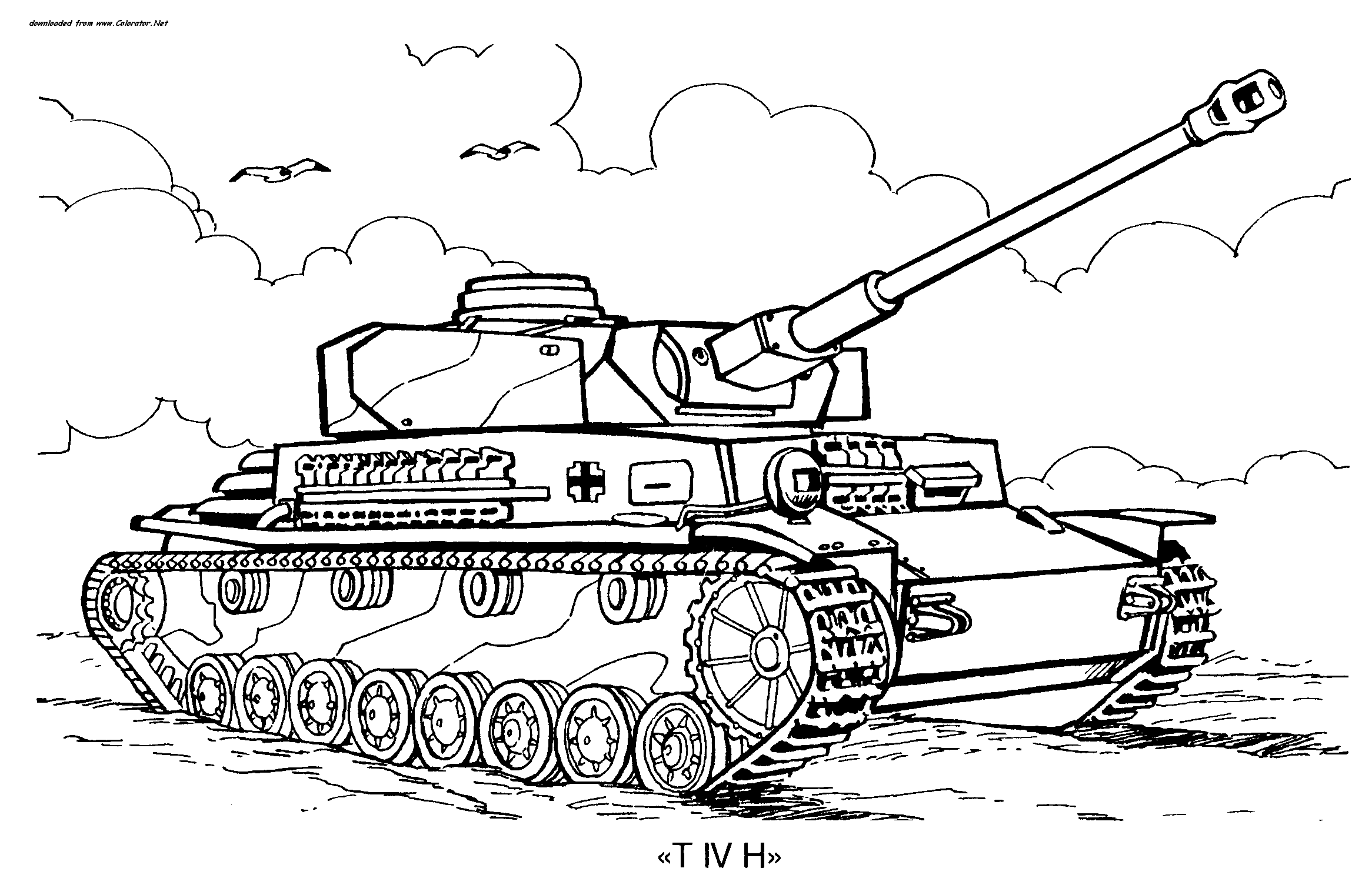 Tank Coloring Page - Coloring Home