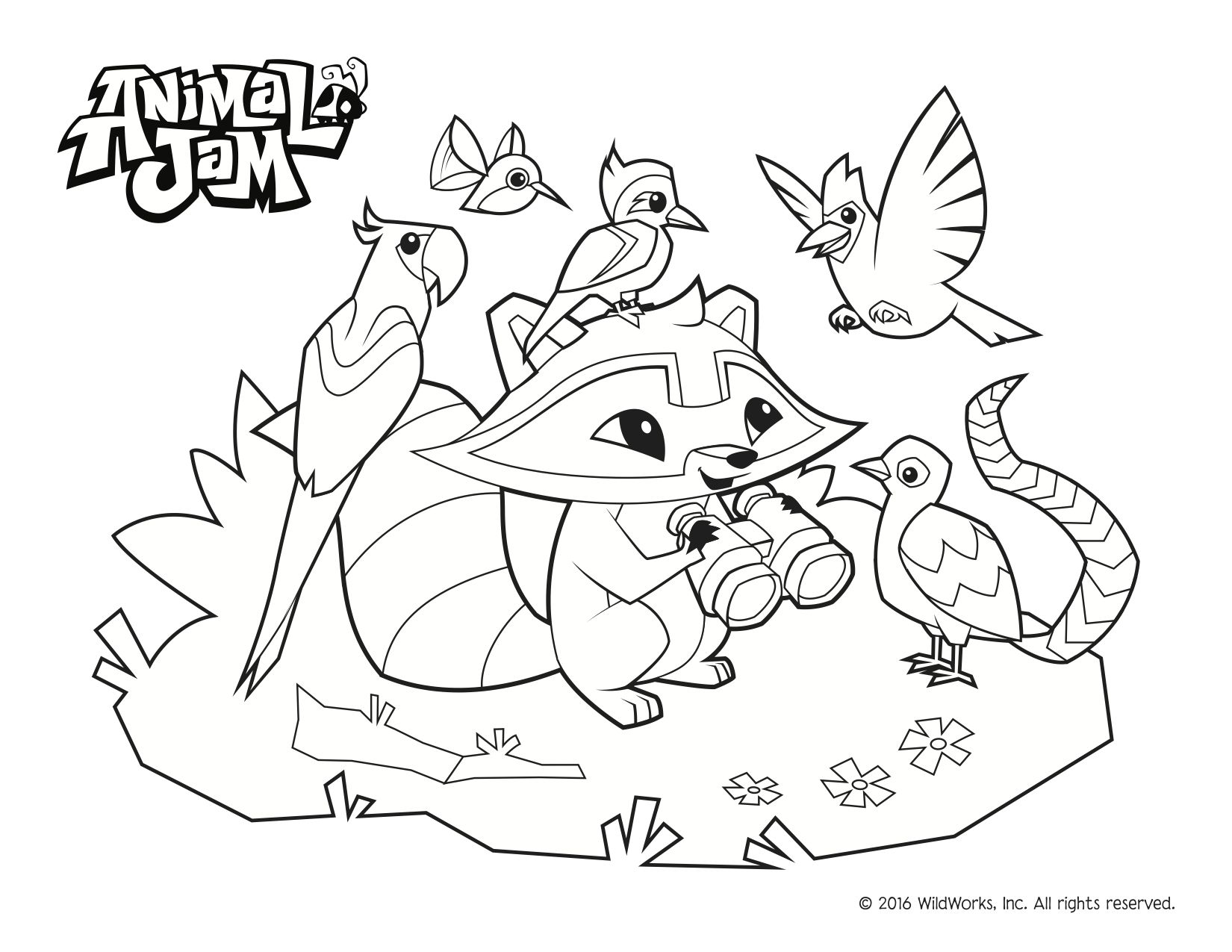 Animal Jam Coloring Pages   Coloring Home