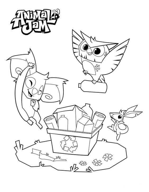 Free Printable Animal Jam Coloring Pages - Coloring Home