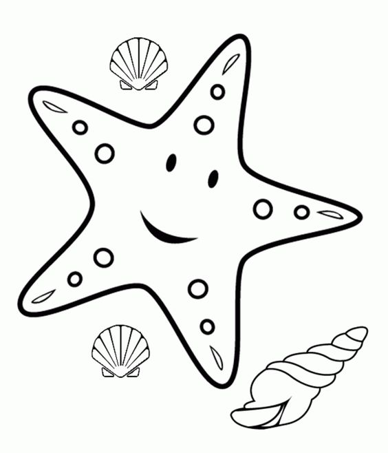 Starfish, Cartoon And Cartoon Starfish On Pinterest - Coloring Home