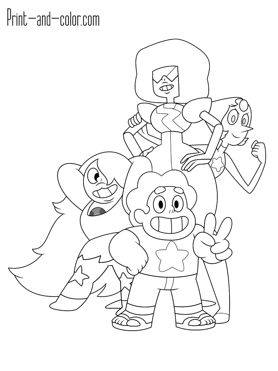 Download Steven Universe Coloring Pages Coloring Home