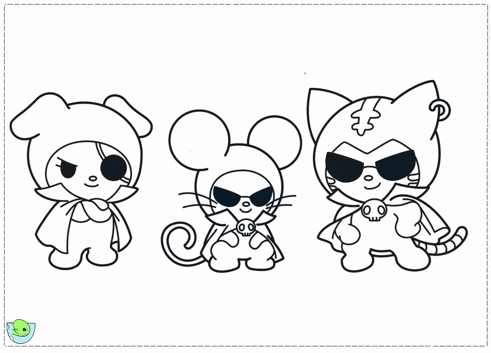 Download Kuromi Coloring Pages - Coloring Home