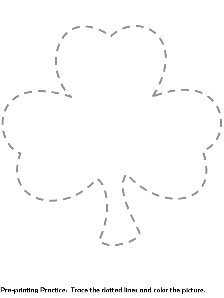 Shamrock Coloring Pages | COLORING WS