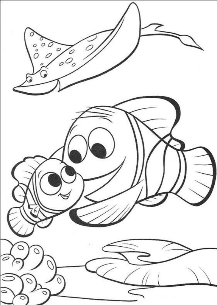 Valentine Coloring Pages Of Merlin Is Finding Nemo - deColoring
