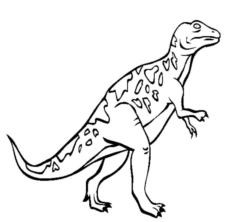 Print Megalosaurus Dinosaur Coloring Pages or Download 