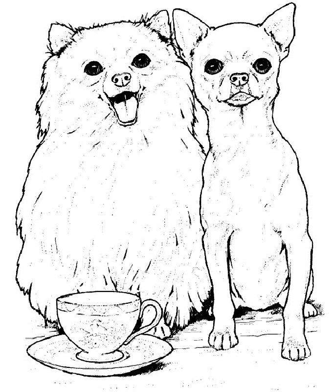 Dogs | Free Printable Coloring Pages | Page 2