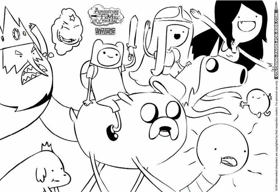 More Free Printable Adventure Time Coloring Pages And Sheets Can 