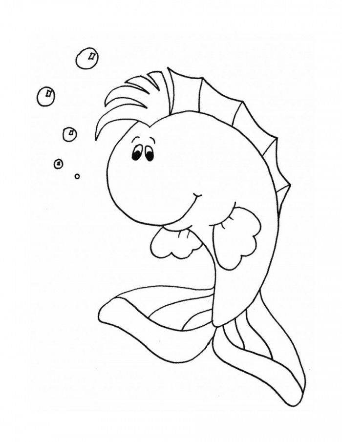 Angel Fish Coloring Pages Kids