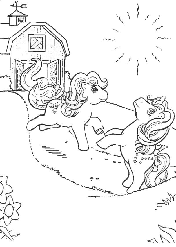 MY LITTLE PONY coloring pages - Pony's art galery