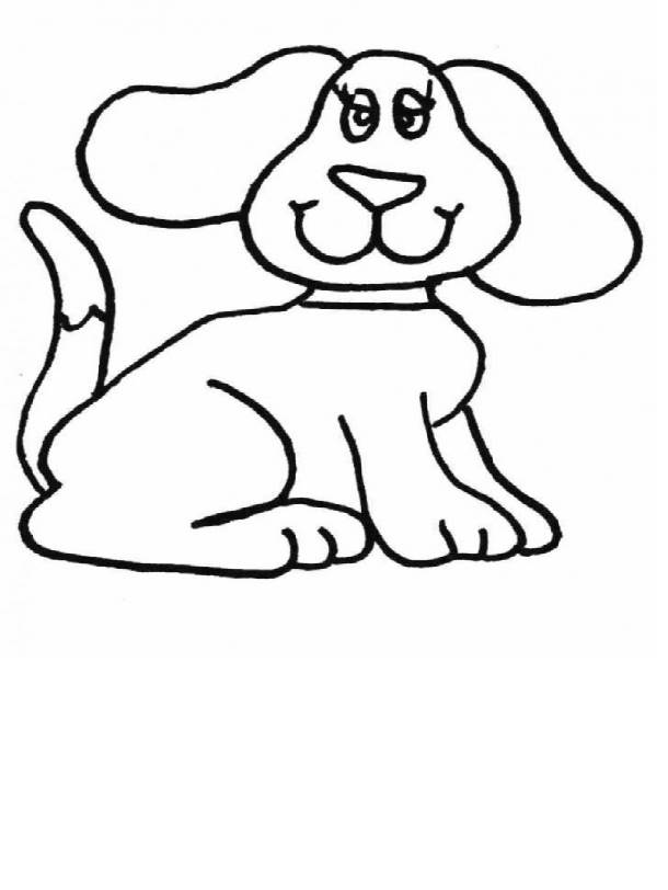 Dog Coloring Pages To Color Online | Coloring Pages Trend