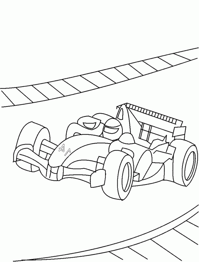 Coloring Page Racing Car Cool And Very Good Coloring Page Cars Car 