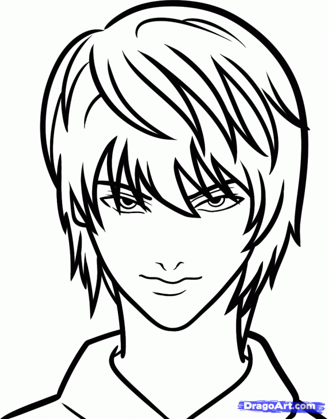 Deathnote Colouring Pages Page 2 220091 Death Note Coloring Pages