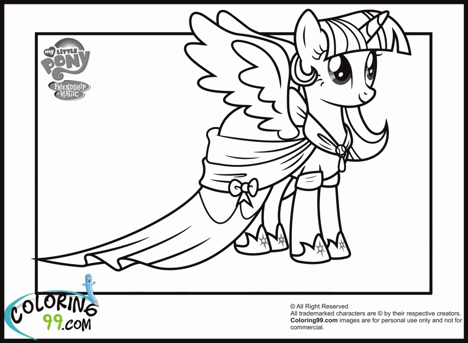 My Little Pony Pictures To Print And Color My Little Pony Twilight 