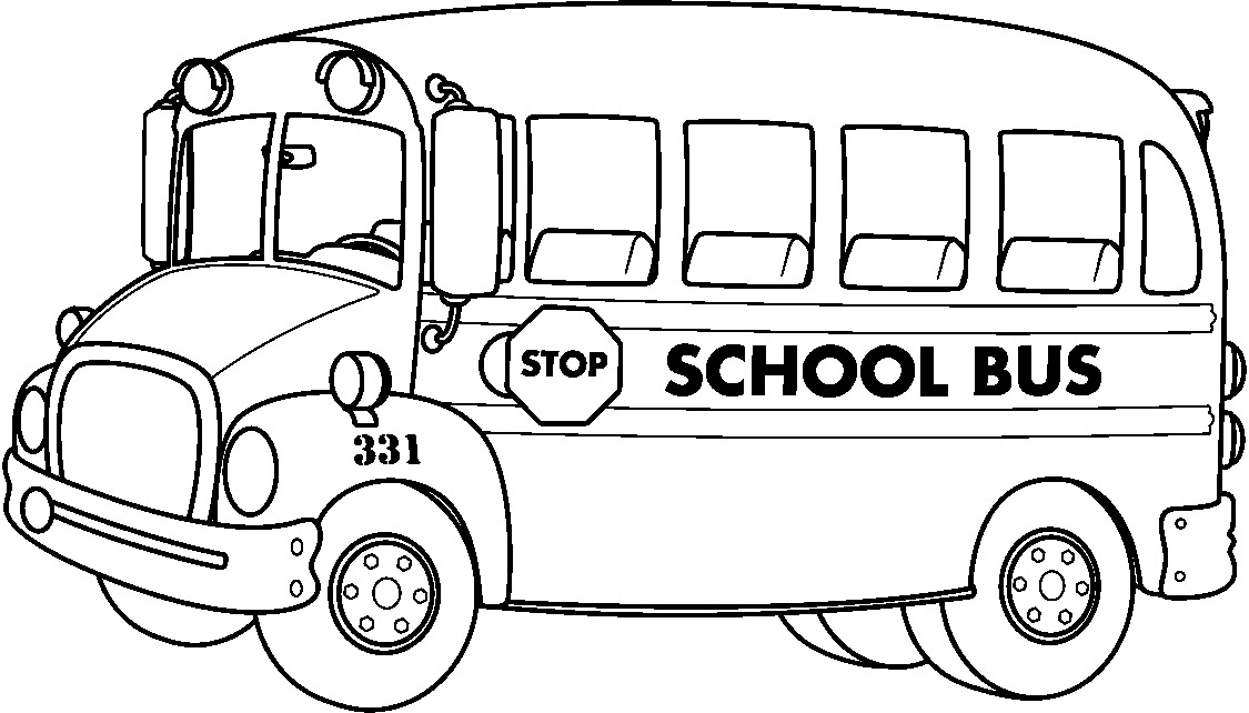 School Bus Clipart Black And | Clipart Panda - Free Clipart Images
