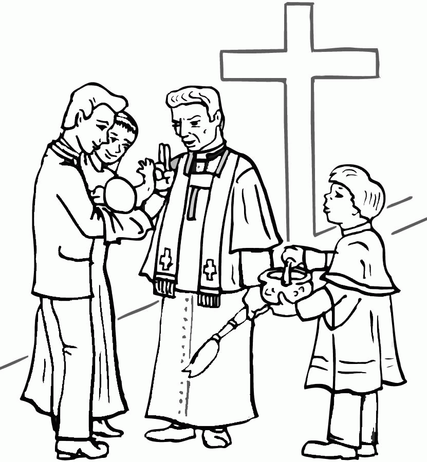 BAPTISM Colouring Pages (page 3)