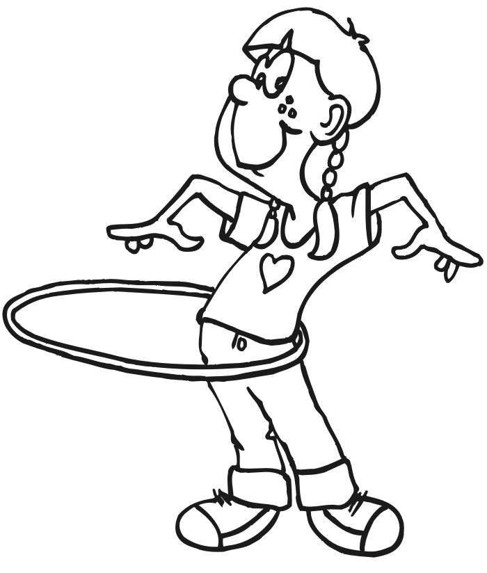 Hula Girl Coloring Pages - Free Printable Coloring Pages | Free 