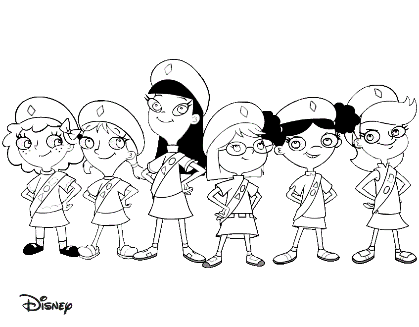 Disney Channel Coloring Pages To Print