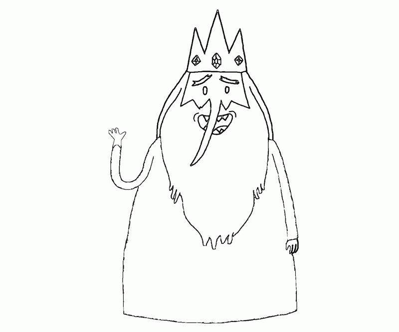 6 Ice King Coloring Page