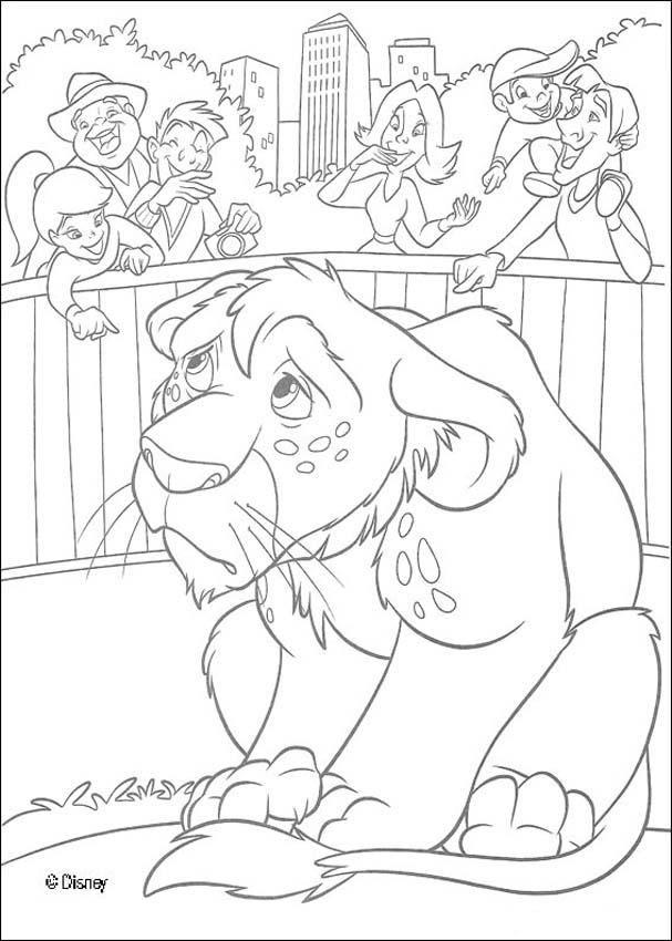 The Wild coloring book pages - The Wild 1