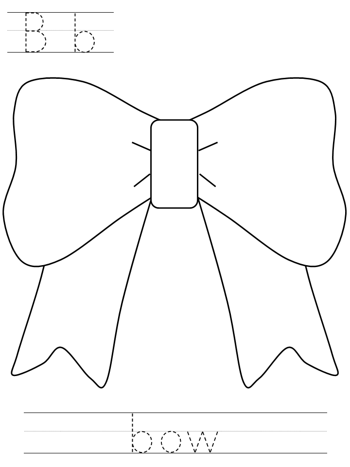 christmas bows Colouring Pages (page 2)