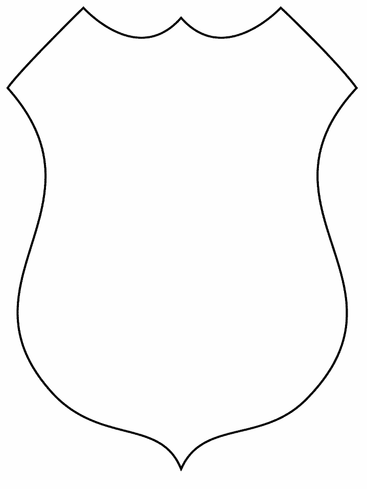 Badge Coloring Pages